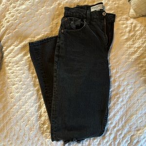 Abercrombie and Fitch Curve Love 90s Straight Ultra High Rise Jeans